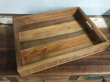 Load image into Gallery viewer, Recycled wood tray
