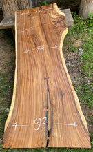 Load image into Gallery viewer, Slab (98") bois de Suar Live Edge