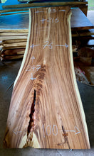 Load image into Gallery viewer, Slab (98") bois de Suar Live Edge