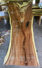 Load image into Gallery viewer, Slab (98") bois de Suar Live Edge