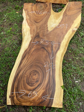 Load image into Gallery viewer, Slab (75") bois de Suar Live Edge