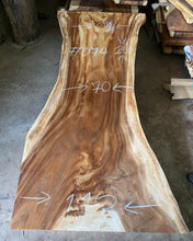 Load image into Gallery viewer, Slab (80") bois de Suar Live Edge