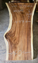 Load image into Gallery viewer, Slab (80") bois de Suar Live Edge