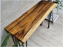 Load image into Gallery viewer, Live edge suar wood console