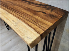 Load image into Gallery viewer, Live edge suar wood console