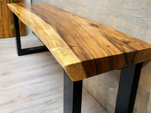 Load image into Gallery viewer, Suar live edge wooden bench