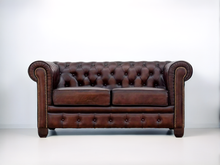 Load image into Gallery viewer, Fauteuil Chesterfield 2 places