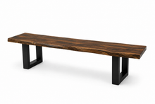 Charger l'image dans la galerie, Banc en bois de rose live edge