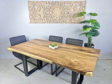 Load image into Gallery viewer, Dining table in laminated suar wood