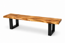 Charger l'image dans la galerie, Banc en bois de rose live edge