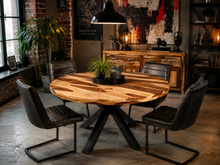 Charger l'image dans la galerie, Table Ronde en Bois de Rose