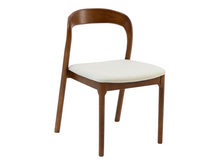 Charger l'image dans la galerie, Chaise beige en bois