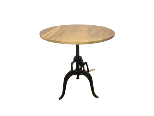 Adjustable bistro table