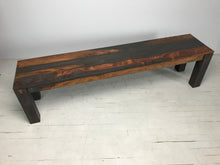Load image into Gallery viewer, Rosewood bench with wooden legs