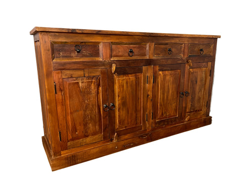 Recycled Wood Sideboard – 3 Doors, 3 Drawers