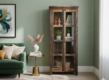 Load image into Gallery viewer, 2-door glass cabinet