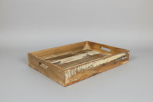 Load image into Gallery viewer, Recycled wood tray