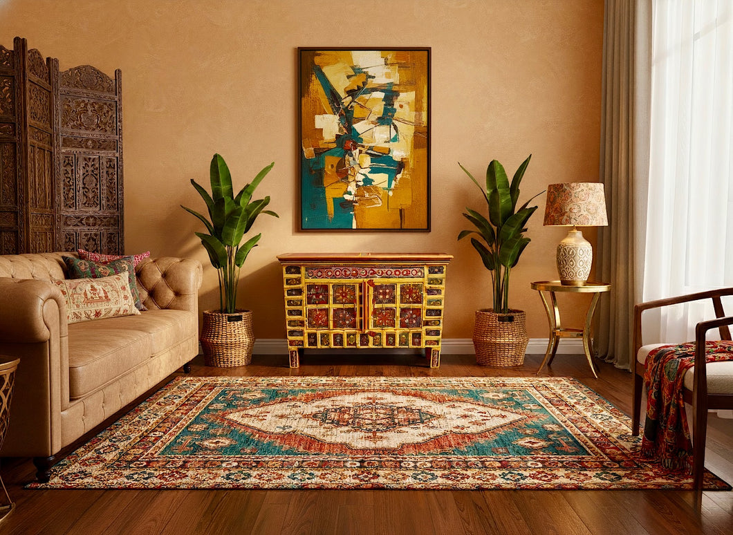 Recycled wood sideboard