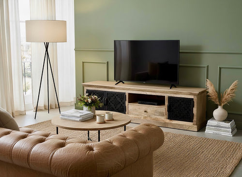 Gotan TV Cabinet in Mango Wood