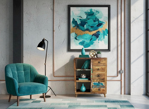 Cabinet in Recycled Wood