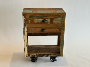 2 Drawer Console on Wheels