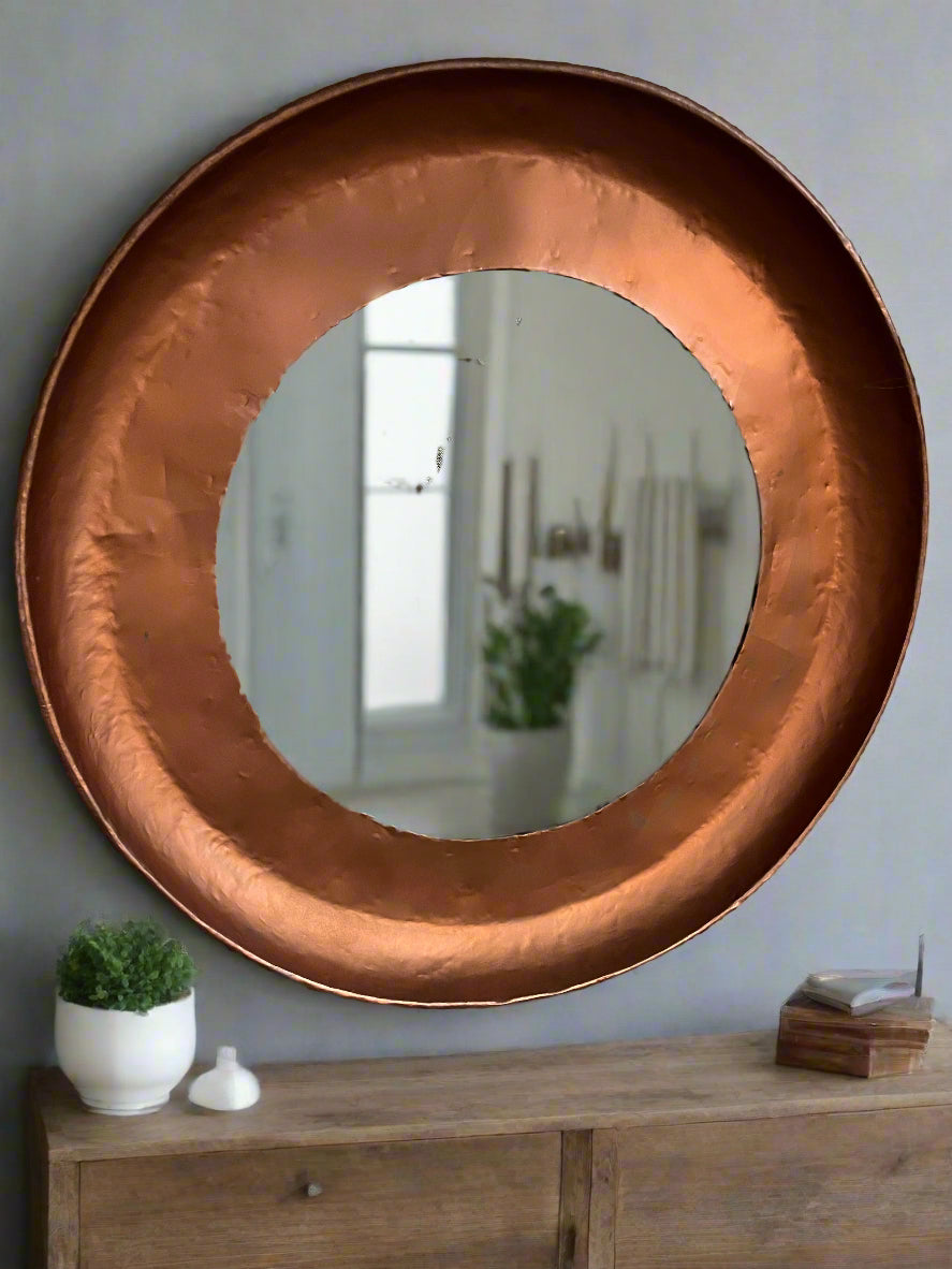 Grand miroir Cuivré
