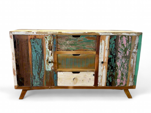 Buffet en bois recyclé 150cm