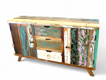 Charger l&#39;image dans la galerie, Buffet en bois recyclé 150cm