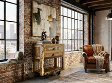 Load image into Gallery viewer, 2 Drawer Console on Wheels