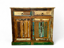 Load image into Gallery viewer, Recycled Wood Sideboard – 3 Doors, 3 Drawers