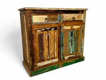 Load image into Gallery viewer, Recycled Wood Sideboard – 3 Doors, 3 Drawers