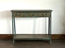 Charger l&#39;image dans la galerie, Console Antique Bleue