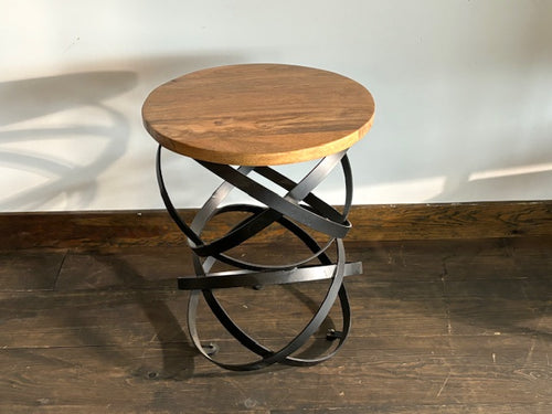 Table d'appoint ronde industrielle