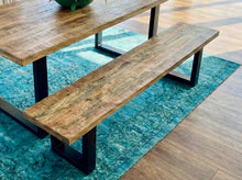 Charger l'image dans la galerie, Banc Sagar en bois de manguier