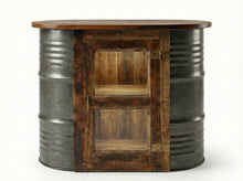 Charger l'image dans la galerie, Bar en bois avec baril recyclé