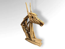 Load image into Gallery viewer, Wooden horse head