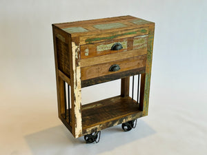 2 Drawer Console on Wheels