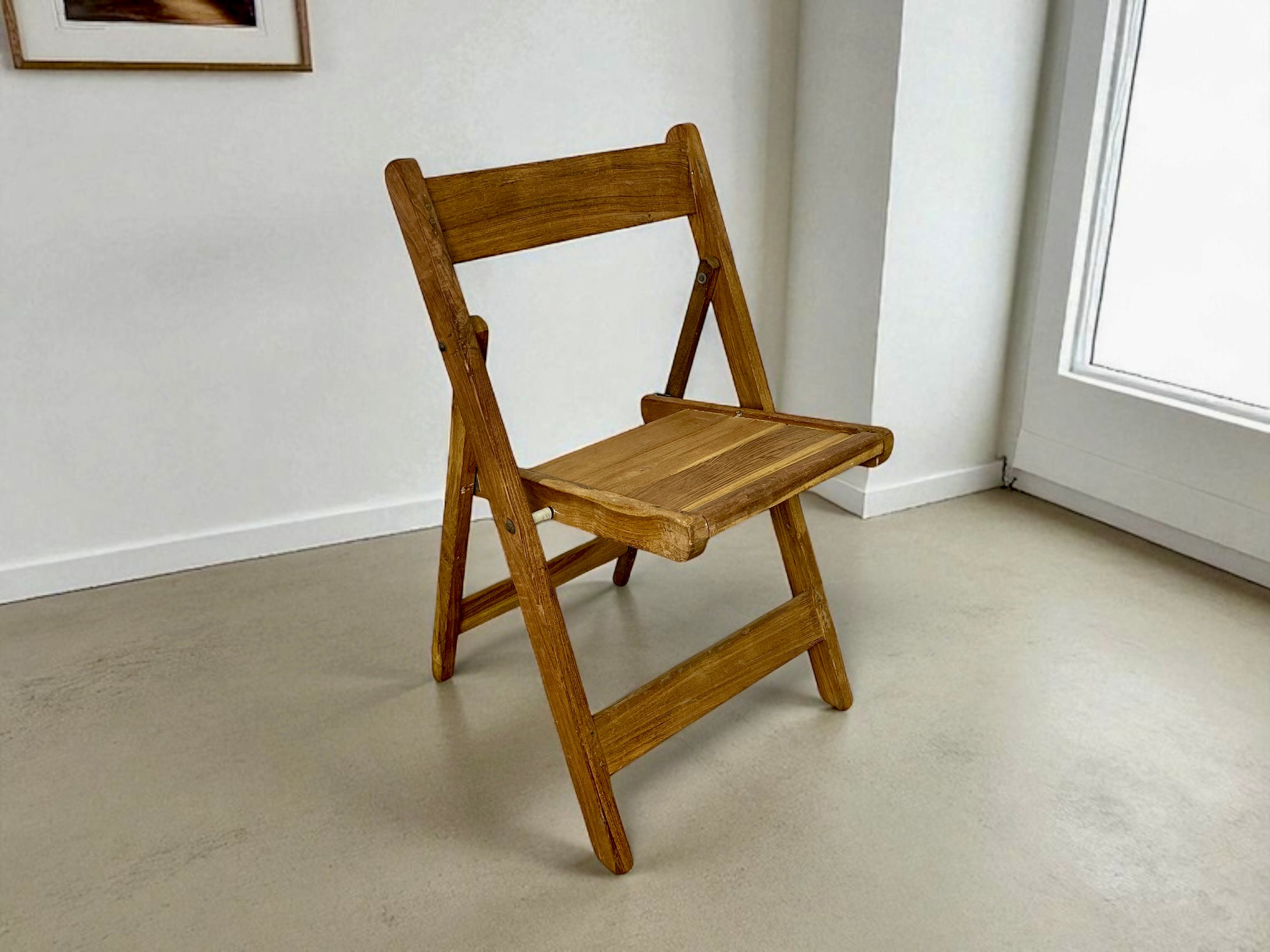 Chaise Pliante en teck