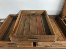 Load image into Gallery viewer, Recycled wood tray