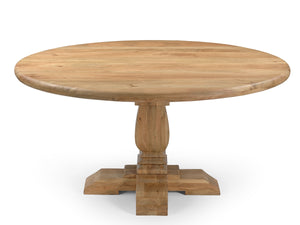 Round mango wood table Montauk