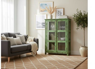 Cabinet Antique Vert
