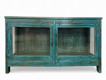 Charger l&#39;image dans la galerie, Cabinet antique bleu