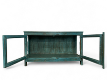 Charger l&#39;image dans la galerie, Cabinet antique bleu