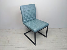 Load image into Gallery viewer, Blue modern chair