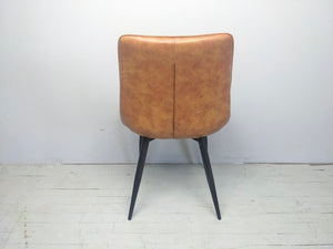 Chaise capitaine brun clair