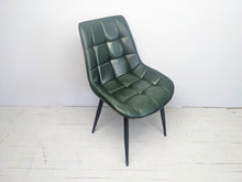 Load image into Gallery viewer, Green captain chair