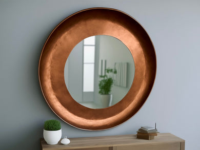 Grand miroir Cuivré