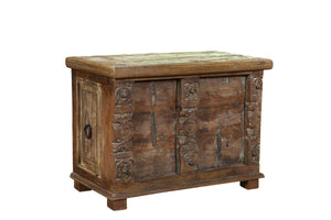 Antique teak wood chest