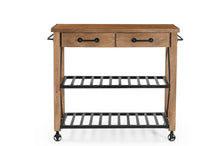Load image into Gallery viewer, Mango wood trolley