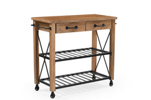 Load image into Gallery viewer, Mango wood trolley